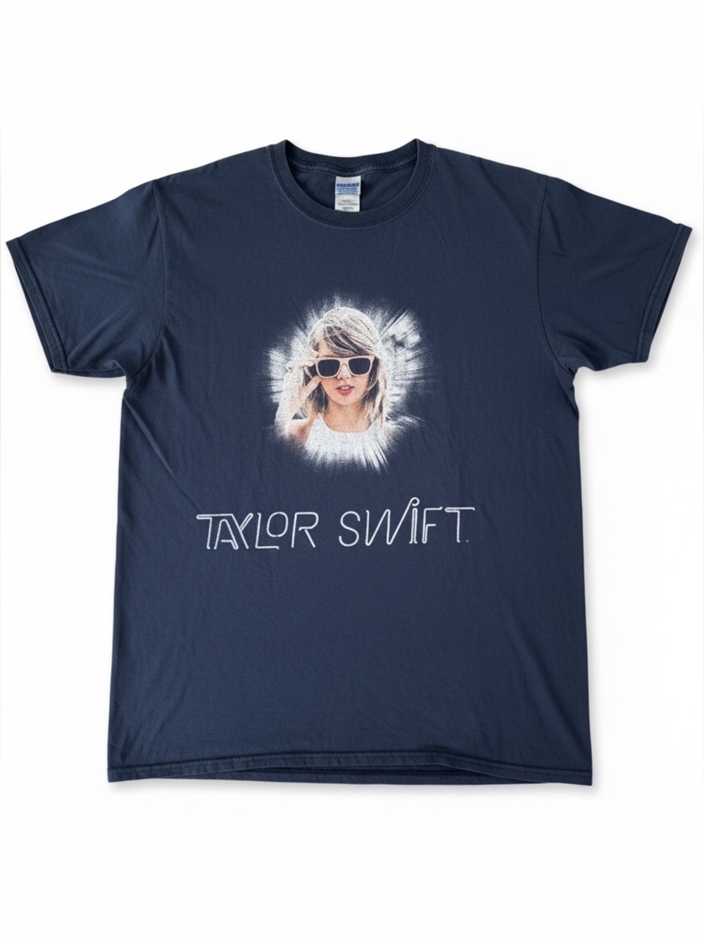 Taylor Swift 1989 World Tour Official Concert Tee Navy Blue Size L